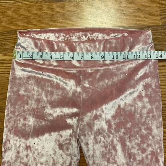 Justice velour leggings and butterfly shirt set - Picture 9 of 11